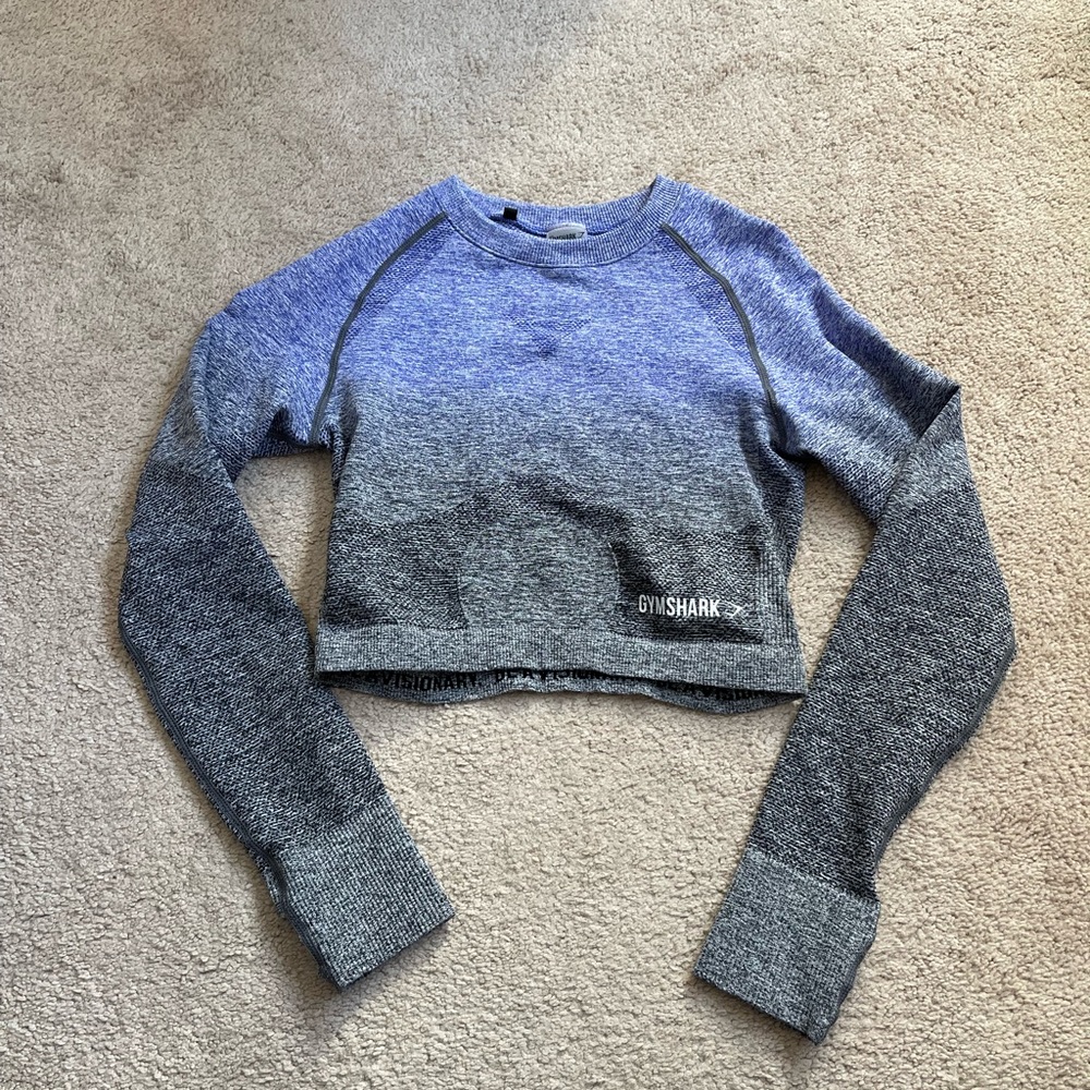 NWOT Gymshark Ombré Seamless Crop Top